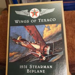 Wings of Texaco 1931 Stearman Biplane $30