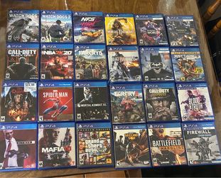 PS4 Ps3 WII games lot