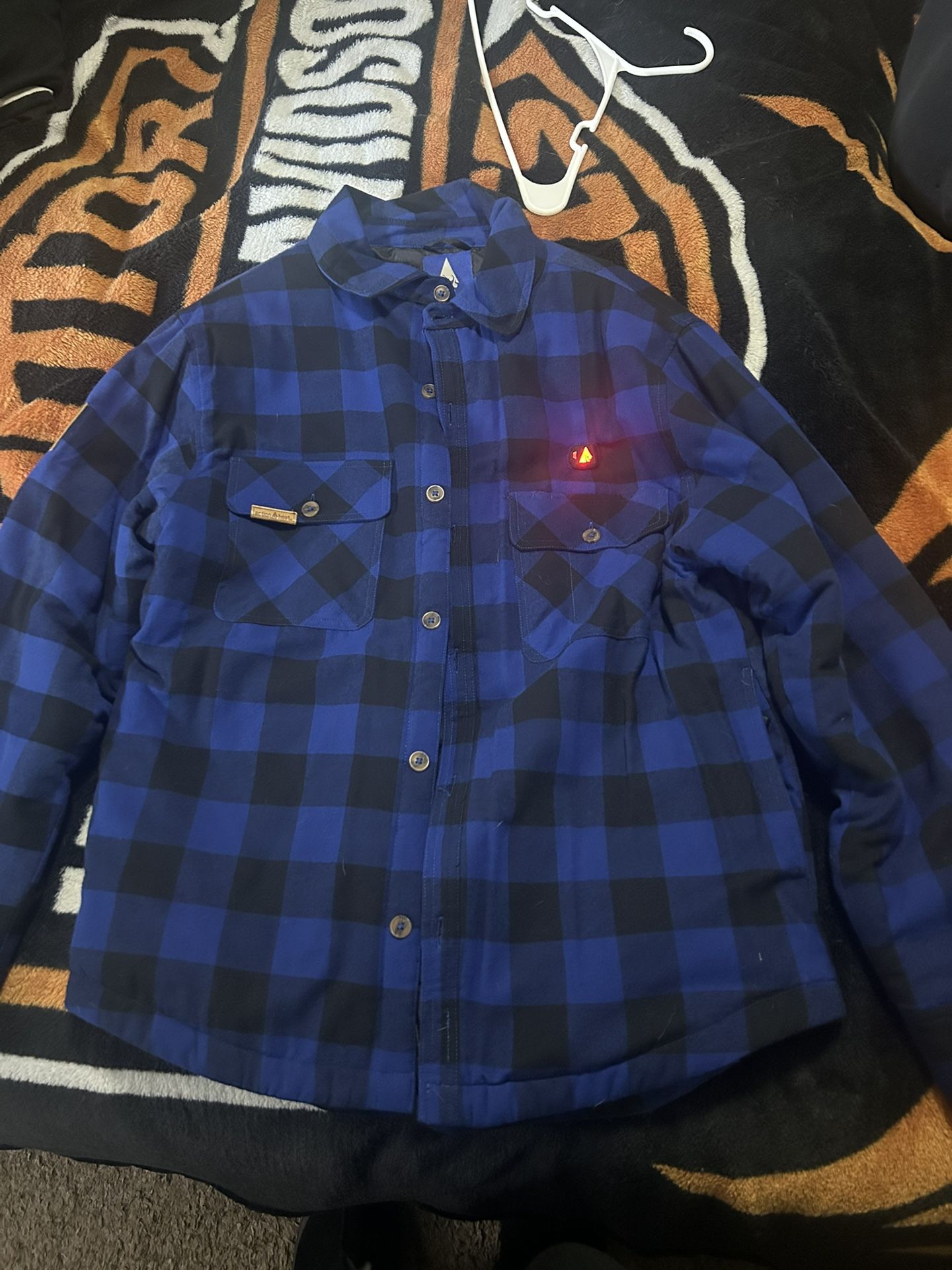 Actionheat 5V battery Heated Flannel Shirt