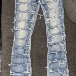 Men’s Premium Denim Stacked Jeans 36 
