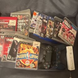 PS3/4 games + Controller