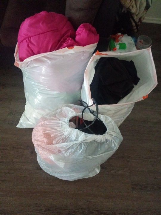 3 Bags Of Womens Clothes