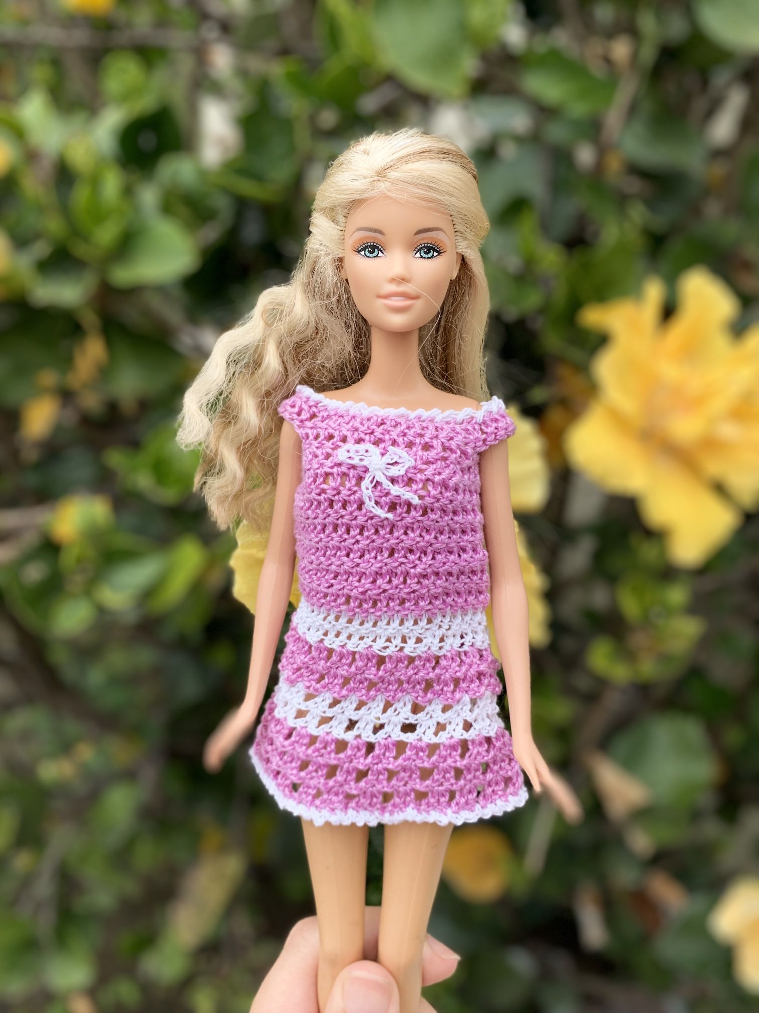 New Purple Dress For Barbie