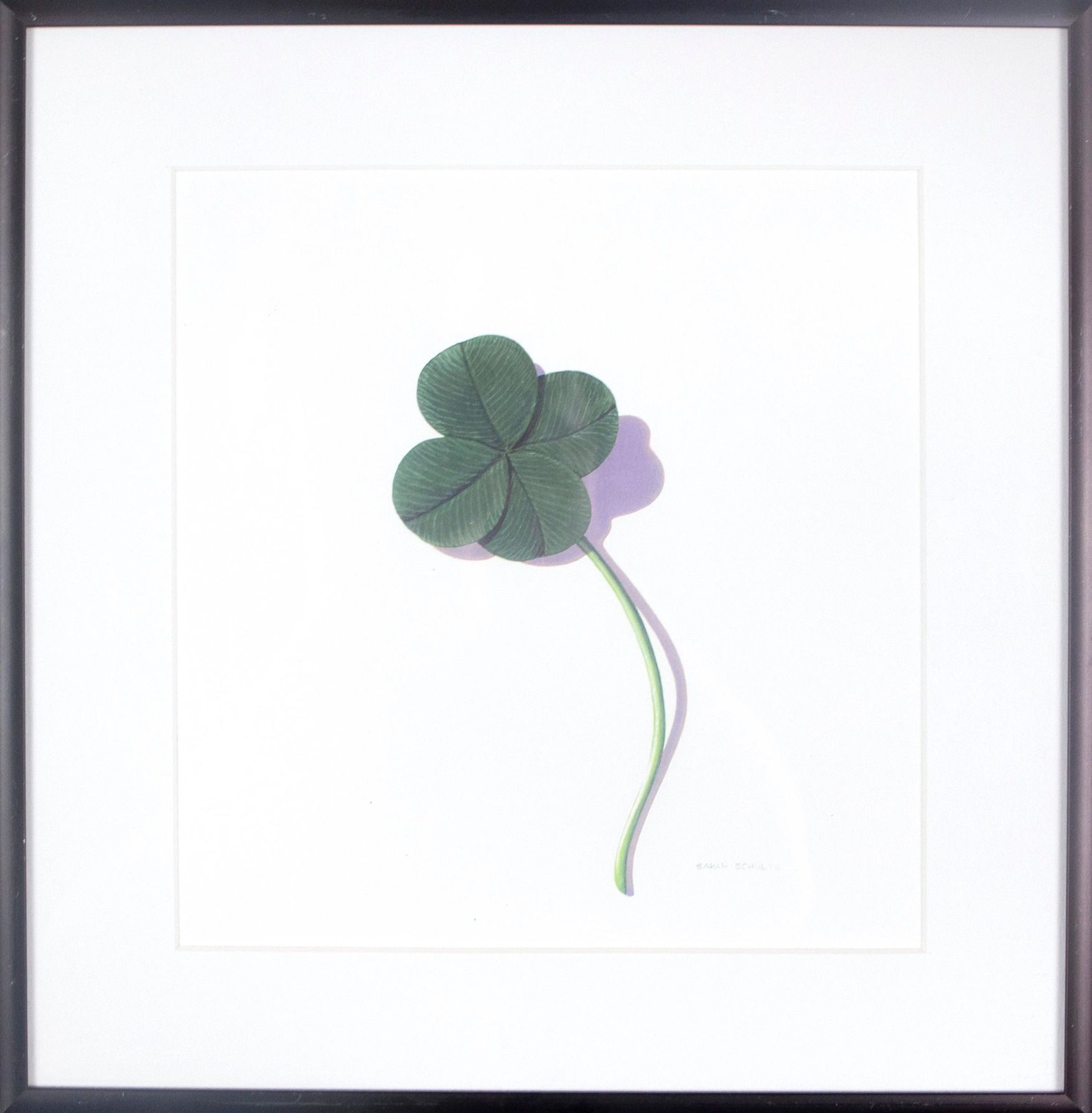 Sarah Schulte, "Good Luck" — Framed lithograph