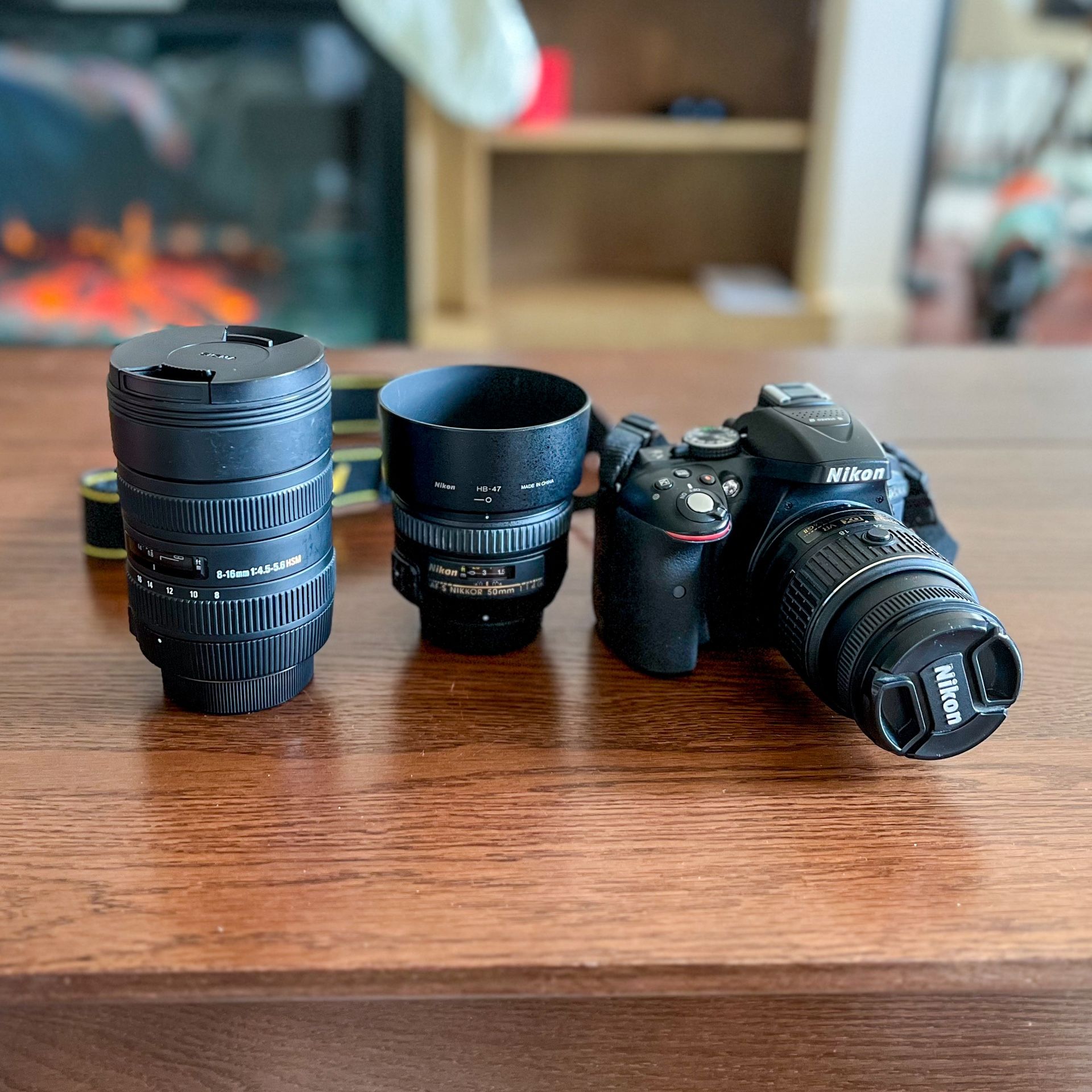 Nikon D5300 24.2 MP DSLR, Lenses, and Accessories