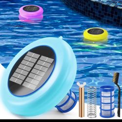 Solar Pool Ionizer with Copper Ionization & LED Light for 35,000 Gallons