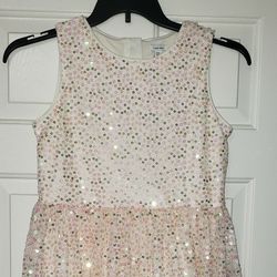 Girl's Calvin Klein Sequin Dress, Size 14 Plus