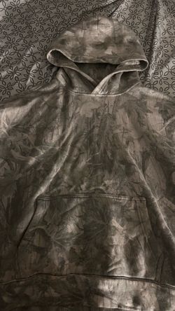 Camo Print Pullover Hoodie