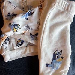 Bluey outfit  unisex 0-3 months