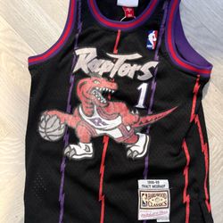 Tracy McGrady Mitchell & Ness Toronto Raptors 98-99 Black Swingman Jersey Size S-CH-P 8