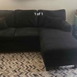 Comfy Black Couch