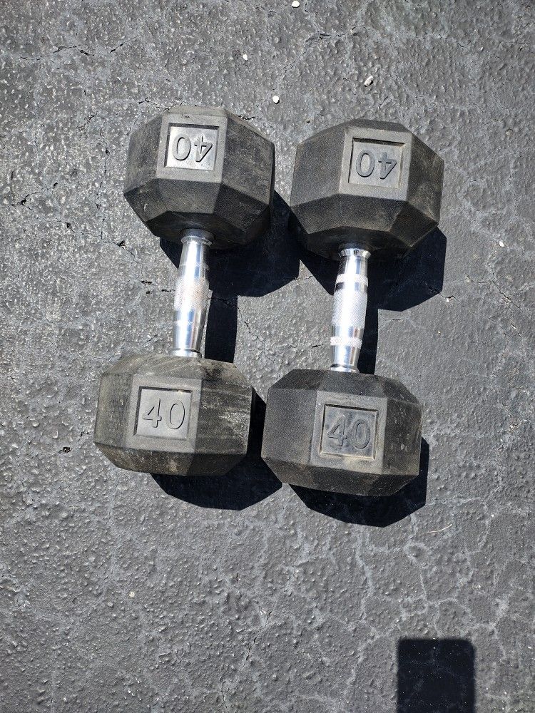 (2) 40 lbs. Dumbbells,All Products : American Fashion Style Bags On Sale