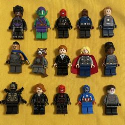 Lego Lot Minifigures Marvel 15 RARE