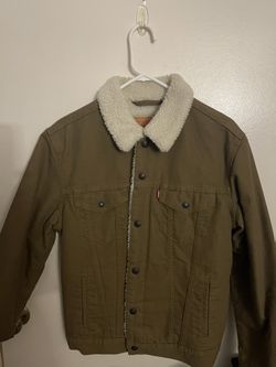 Levi Denim Sherpa Jacket Medium