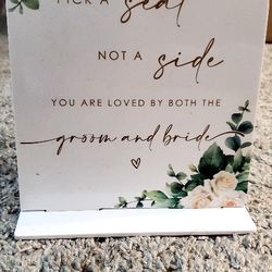 Wedding Seating Sign