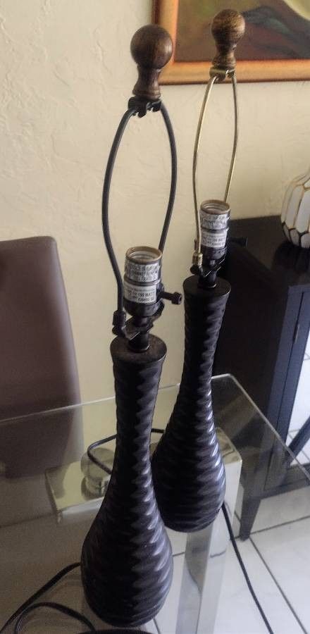 Pair (2) Table Lamps