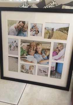 Large 10 panel photo frame.