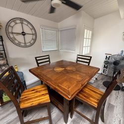 Breakfast Table With Lazy Susan