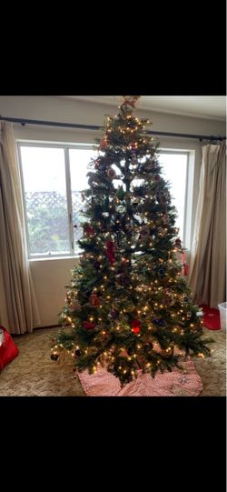 Artificial Christmas Tree with Lights
