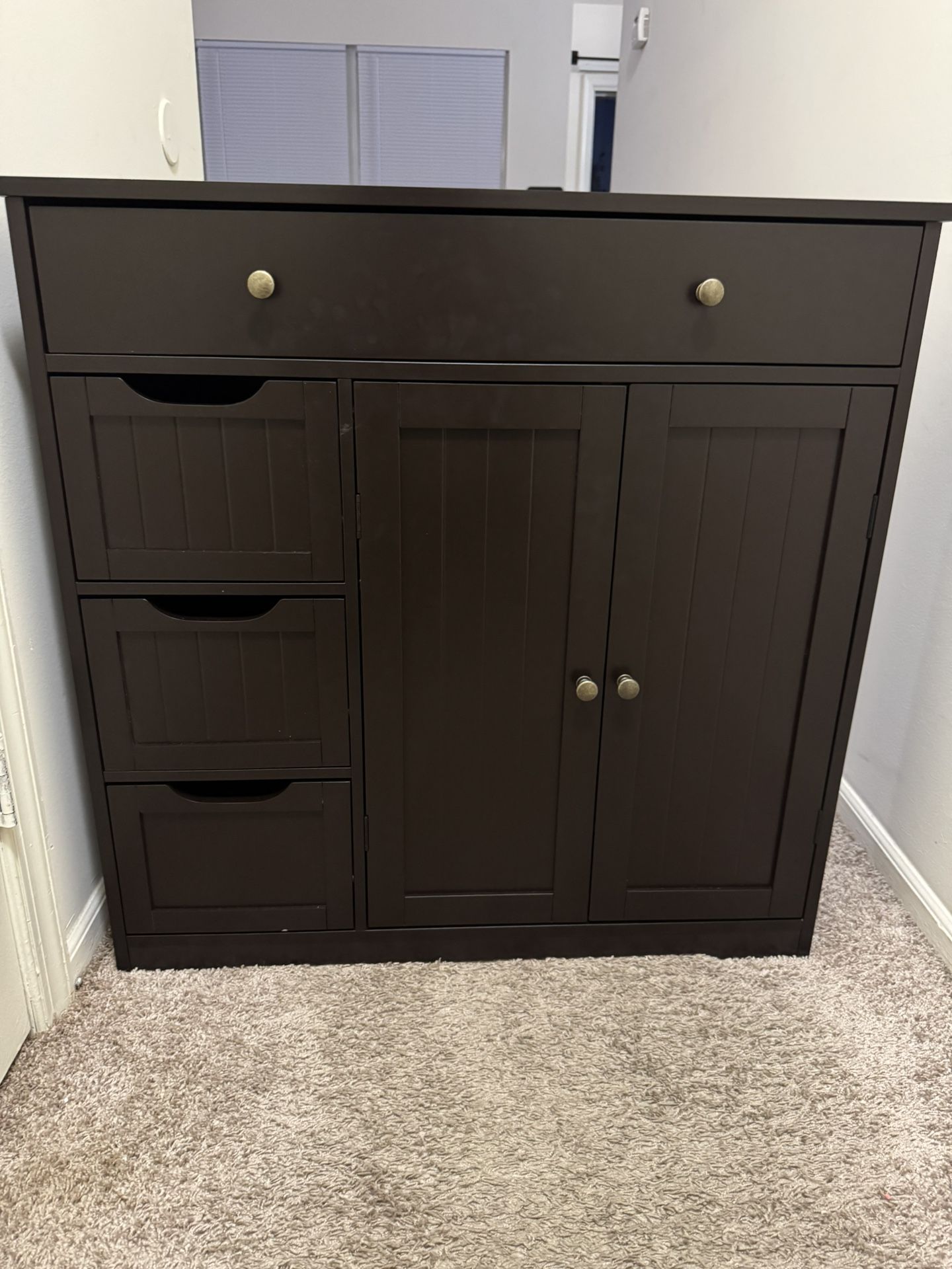 *BRAND NEW* Wooden Shelf w/ Cabinets and Drawers