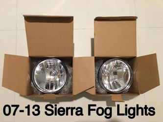 07-13 GMC Sierra fog lights pair new