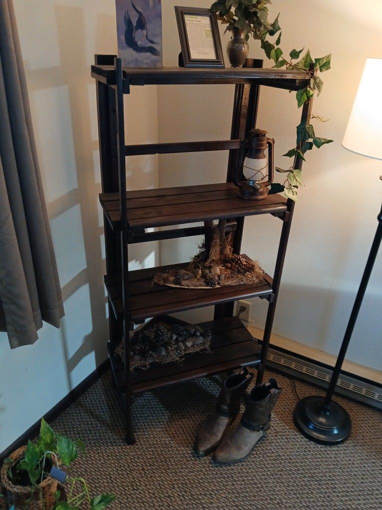 Wooden Shelving Unit