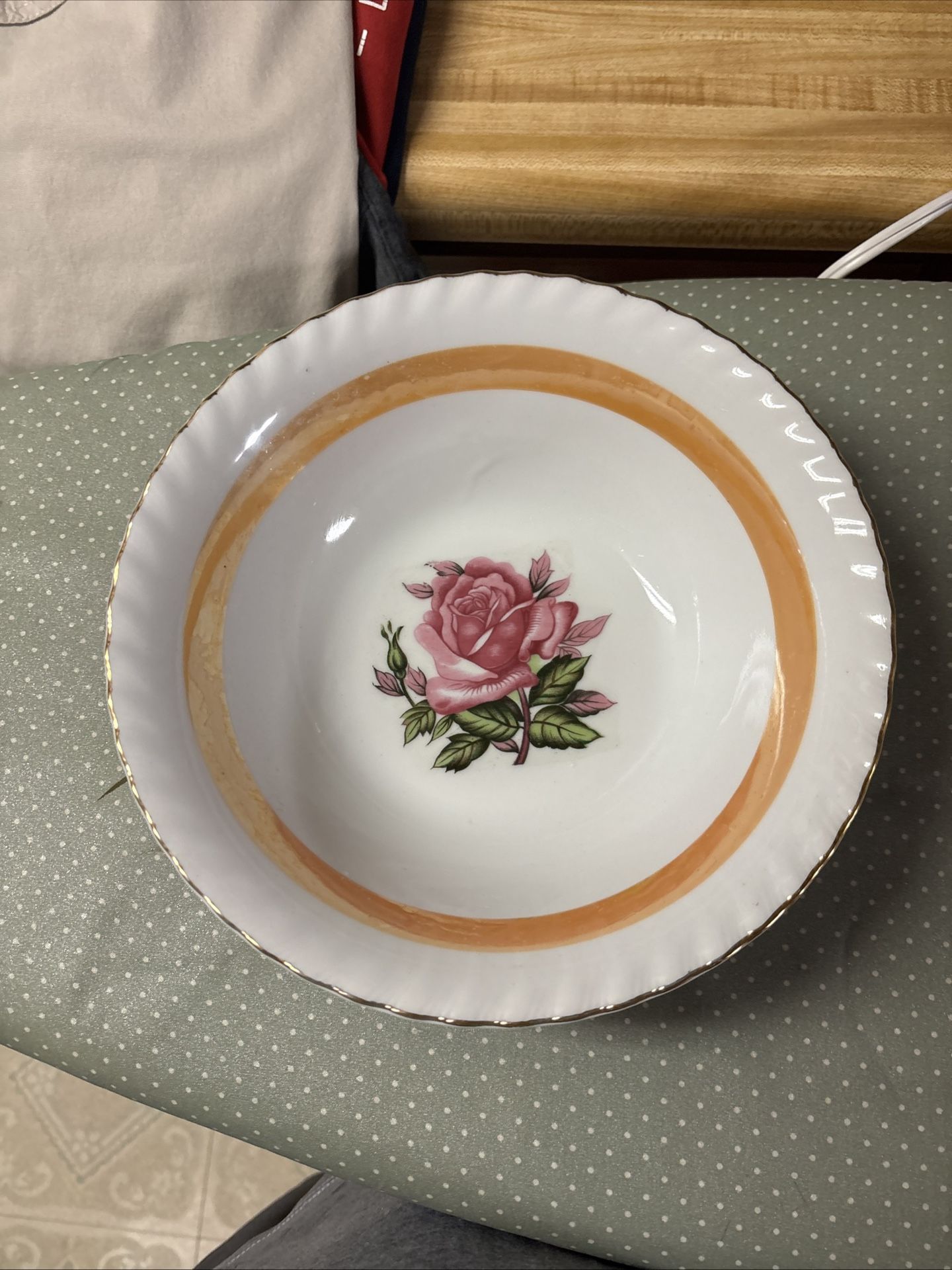 Vintage Westwood 9” serving salad fruit Bowl Fine China made in Japan