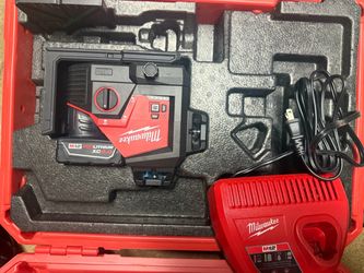 Milwaukee 360 laser and battery
