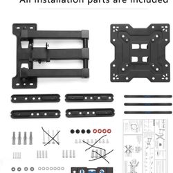TV Wall Mount Swivel and Tilt Full Motion for Most 23 to 55 inch TV Mount up to 55lbs max VESA 400x