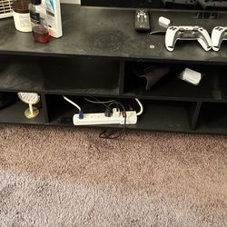 Black tv stand