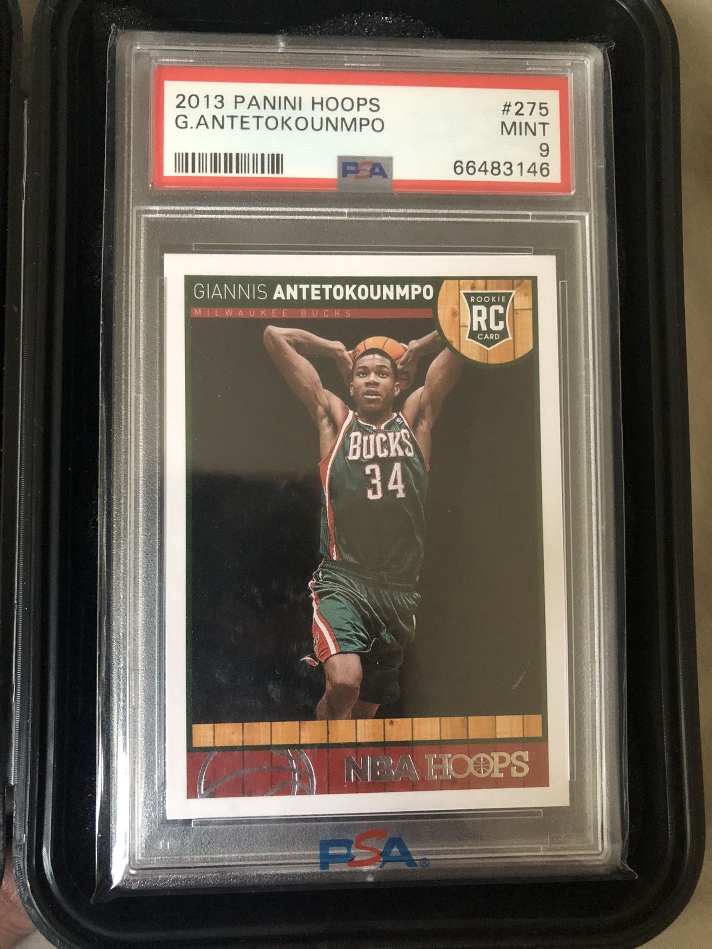 Giannis Antetokounmpo Rookie Card #275 PSA 9 for Sale in