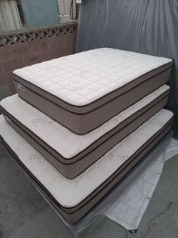 Queen Size Mattress Pillow Top New