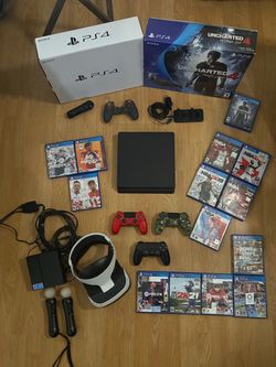 Sony PS4 Slim Bundle with PSVR and Games