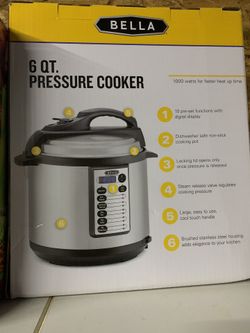 Bella pressure cooker
