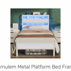 Bed Twin White 