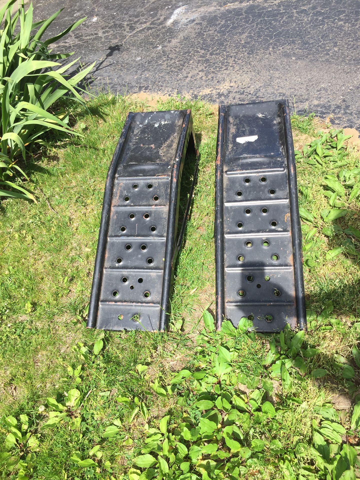 Steel car ramps $15 for both