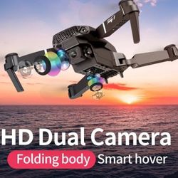 Wifi Drone Quadcopter: 4k Dual Camera Video Drone, Steady Automatic Hovering, One-Key Operation, LED Lights