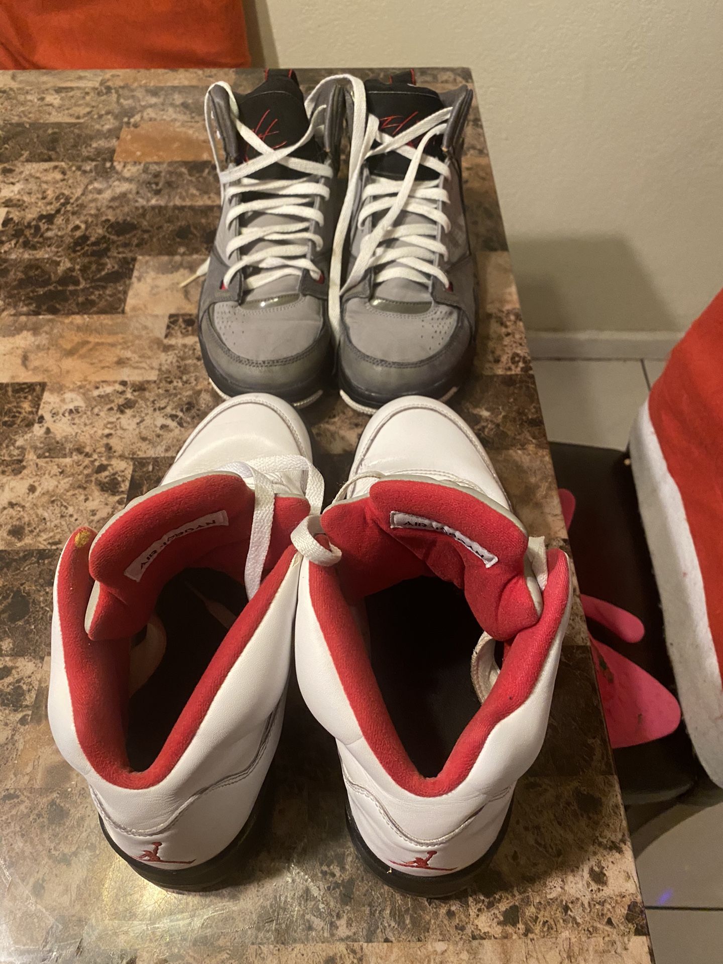 Flight Jordan And Air Jordan Retro Fire. Size 9  Shoes