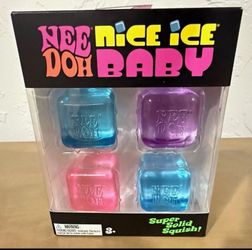 Nee Doh Nice Ice Baby 4-Pack Squish Toys