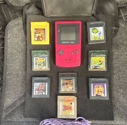 Nintendo Game Boy Color Bundle with 8 Games