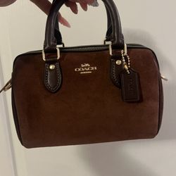 Coach Mini Suede Rowan 