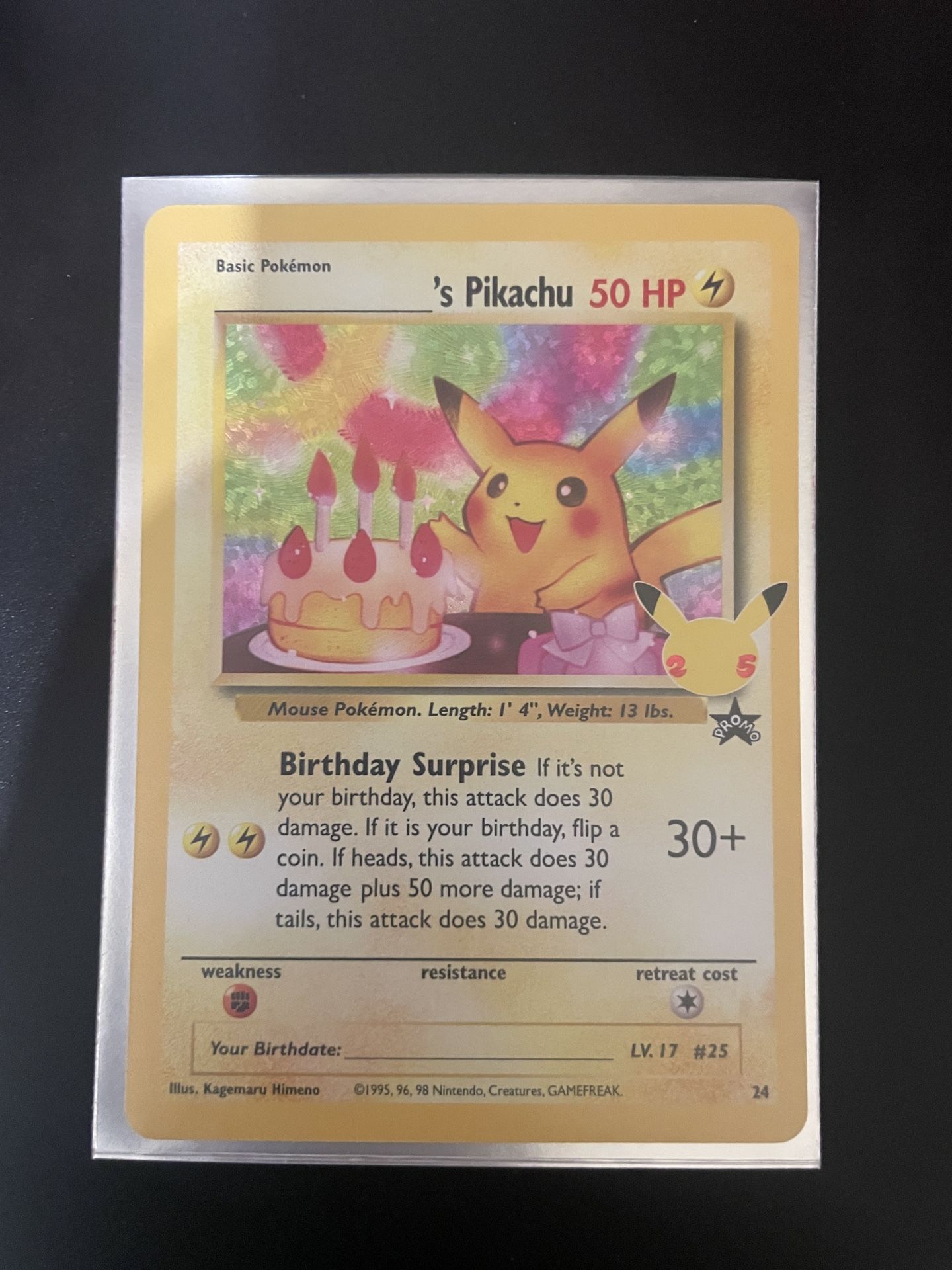 Birthday Pikachu