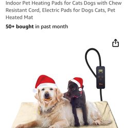 New Toozey Pet Heating Pad With Timer 