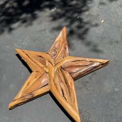 Driftwood Wall Decorative Star