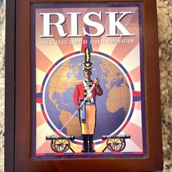 Risk Board Game In Wood Box