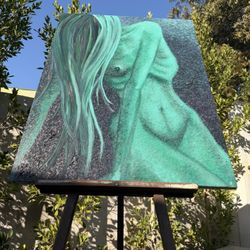 Extremely Meaningful Oil On Canvas Painting 