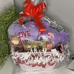 Valentines Kuromi Plush Gift Basket