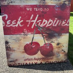 We Tend To Seek Happiness Canvas Print 