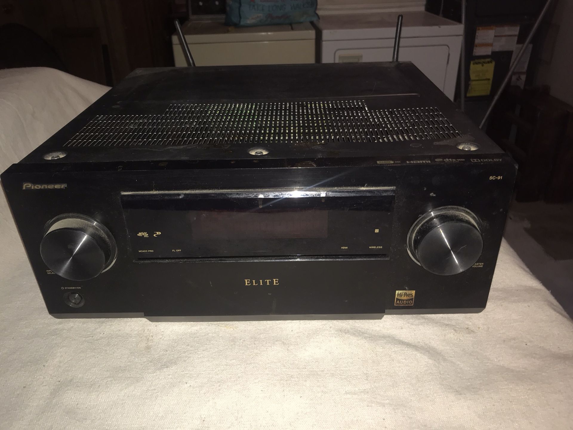 Pioneer Elite SC91 With Klipsch And Bose Speakers PRICE  $215