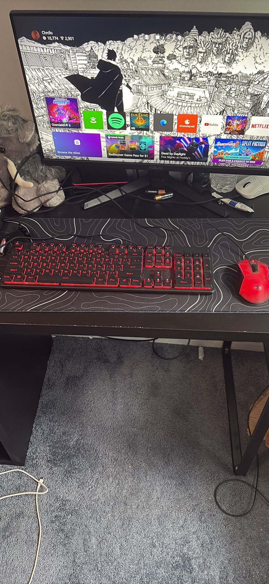 Red Dragon Wired Keyboard And Mouse Combo